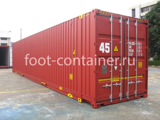 Сухогрузный морской контейнер 45 футов высокий и широкий (45′ High Cube Pallet Wide | 45′ HCPW) НОВЫЙ (Фото 1) Сухогрузный морской контейнер 45 футов высокий и широкий (45′ High Cube Pallet Wide | 45′ HCPW) НОВЫЙ (Фото 1)
