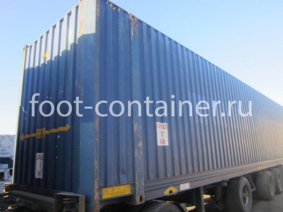 Сухогрузный морской контейнер 45 футов высокий и широкий (45′ High Cube Pallet Wide | 45′ HCPW) Б/У (Фото 1)